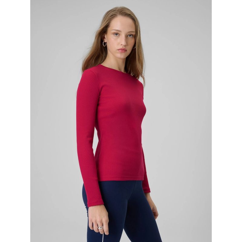 Women's long sleeve slim ribbed knit 4F 4FRAW25TLONF656-53S 4f