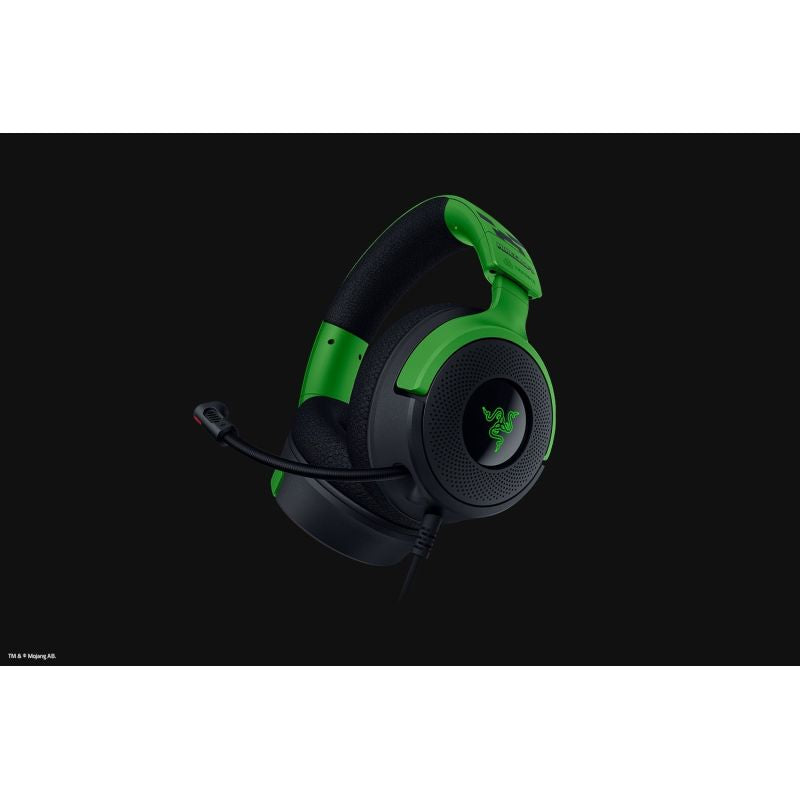 Razer Gaming Kraken V4 X Wired Over-Ear Headset with Microphone Minecraft Edition Gaming PC/Słuchawki Your Sports Performance