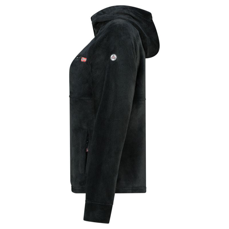 Geographical Norway ULOTTA BLACK LADY 047-1 Women's Fleece Jacket (WZ8181F/GN-BLACK)