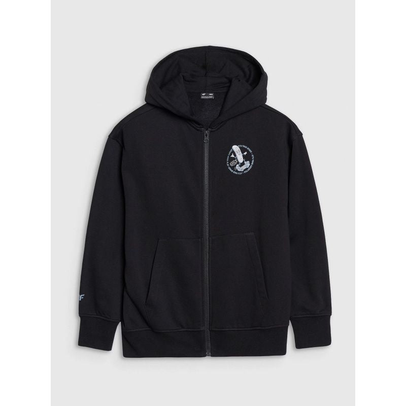 Boy's zip-up hooded sweatshirt 4F 4FJRSS25TSWSM2042-20S *Kategoria tymczasowa Your Sports Performance