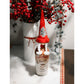 CHRISTMAS DECORATION MRS. CLAUS BOTTLE COVER CUTLERY NAPKINS Dom I Ogród/Dom/Dekoracje/Dekoracje Bożonarodzeniowe/Czapki, Stroje Mikołaja Your Sports Performance