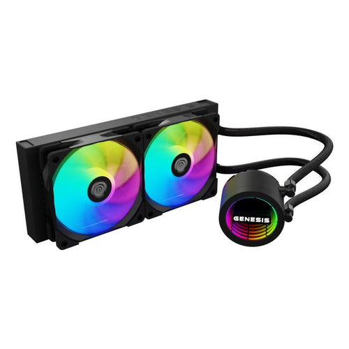 GENESIS WATER COOLING HYDRIA 240 ARGB BLACK Chłodzenie/Chłodzenie - zestawy chłodzenia wodnego Your Sports Performance
