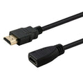 SAVIO CL-132 extension cable with shutter (HDMI F - HDMI M; 1m; black) Kable i adaptery/Kable HDMI Your Sports Performance