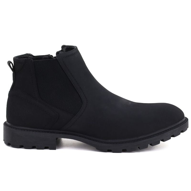 Men's Chelsea boots, high, uninsulated, black, Vanhorn WN32307