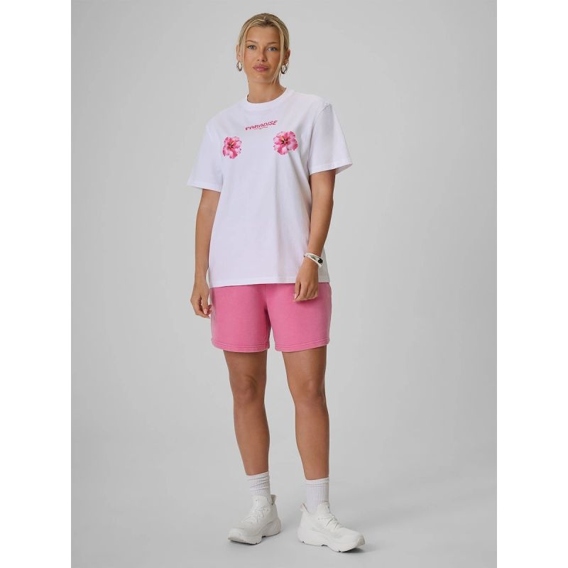 Women's loose T-shirt with print 4F 4FRSS26TTSHF3882-10S
