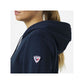 Rossignol W LOGO SWEAT HOOD FL navy blue Rossignol