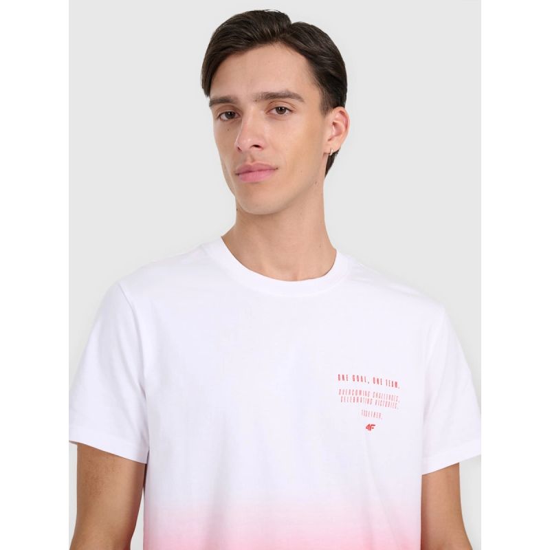 Men's regular printed T-shirt 4F 4FRAW25TTSHM3226-62S 4f