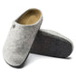 Birkenstock Zermatt Cozy Home Light Gray Wool Felt Slippers Regular Wide (1015080) In preparation Your Sports Performance