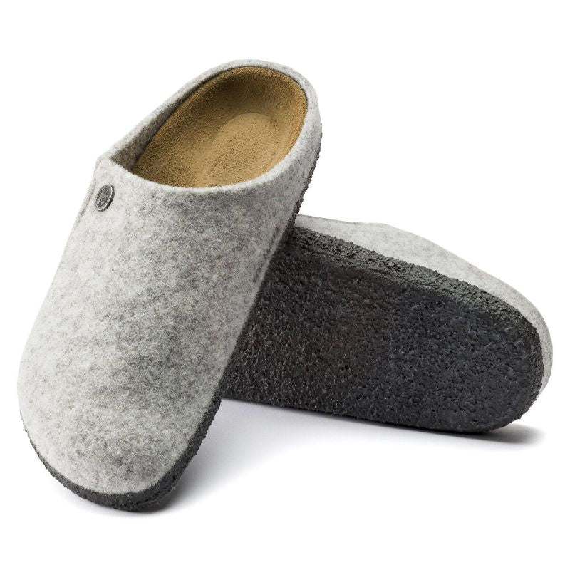 Birkenstock Zermatt Cozy Home Light Gray Wool Felt Slippers Regular Wide (1015080) In preparation Your Sports Performance
