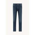Paul&Shark Red Rivet five-pocket men's jeans in mid-navy denim (15314100-J02)