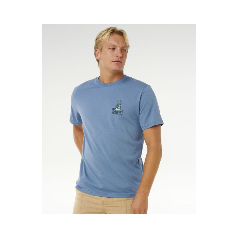 Men's RIP CURL Vaporcool Search Stack Tee Blue