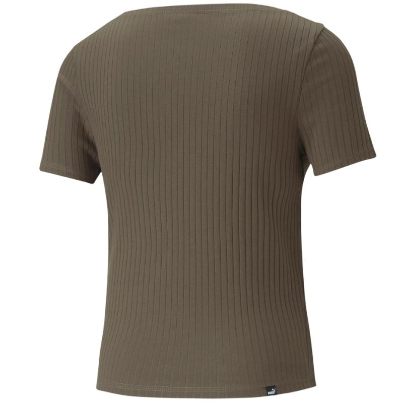 T-shirt Puma Her Ribbed Slim Tee Grape Leaf W 531917 44 Clothing/Training Puma