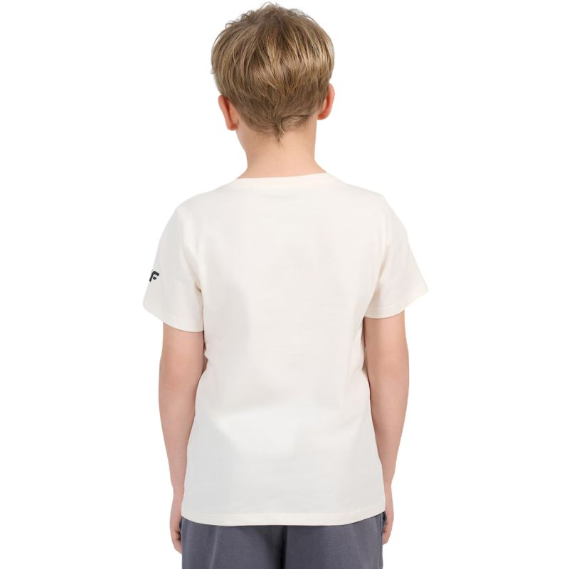 Boy's T-shirt 4F M2815 off-white 4FJWSS26TTSHM2815 11S
