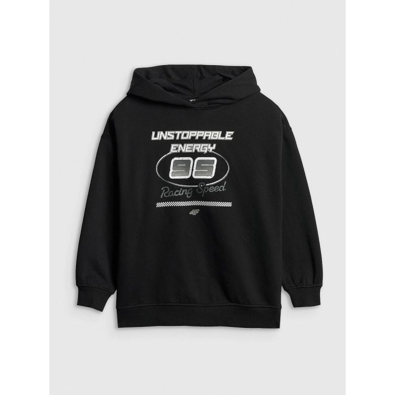 Boy's loose sweatshirt with hood 4F 4FJRSS26TSWSM2814-20S