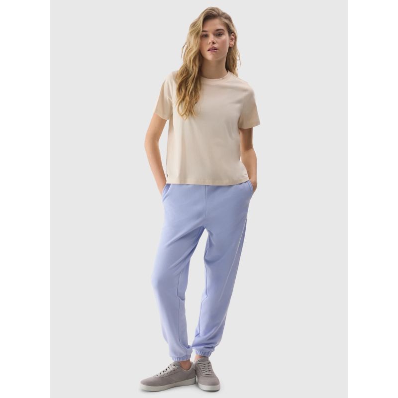 Women's plain organic cotton T-shirt 4F *Kategoria tymczasowa Your Sports Performance