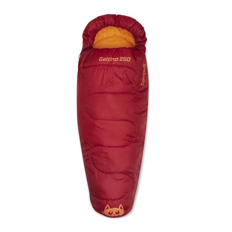 Campus Gattino 250 Mummy Sleeping Bag Right Red/Orange Akcesoria i sprzęt koszykarski/Torby i plecaki Your Sports Performance