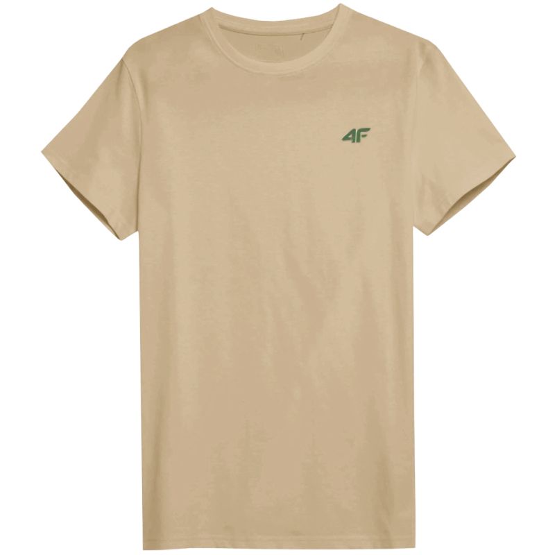 Men's T-shirt 4F M4481 3-pack beige, green, black 4FWSS26TTSHM4481 92S