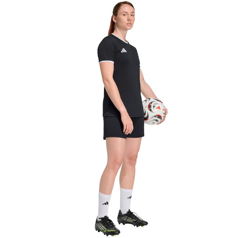 adidas Entrada 26 Jersey Women's T-Shirt Black JZ2492