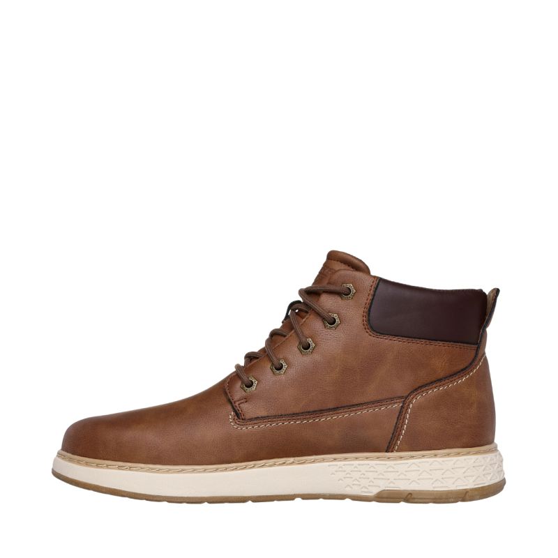 Skechers Garlan Deno Men's Shoes Brown 205235 BRN