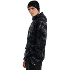 Men's fleece sweatshirt 4F M427 multicolor allover 4FWAW25TFLEM427 90A In preparation Your Sports Performance