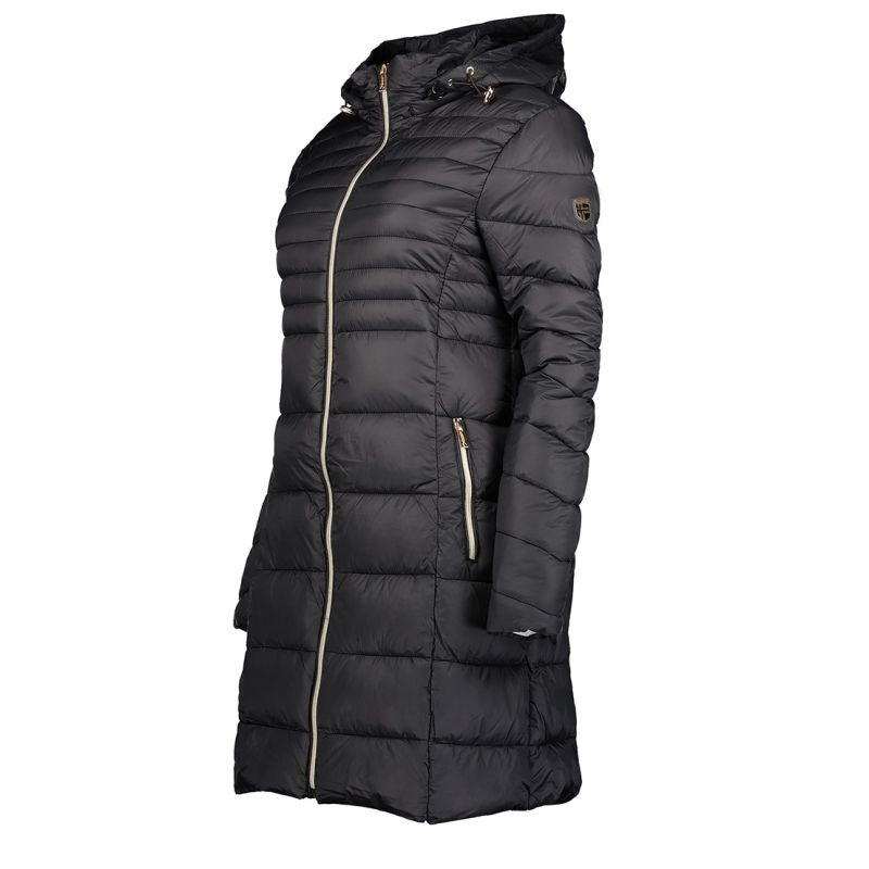 Geographical Norway BEALIZE BLACK DB LADY 093 Women's Parka (WY4739F/GN-BLACK)