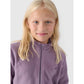 Slim fleece with stand-up collar for girls 4F Junior 4FJWMM00TFLEF261-52S *Kategoria tymczasowa Your Sports Performance