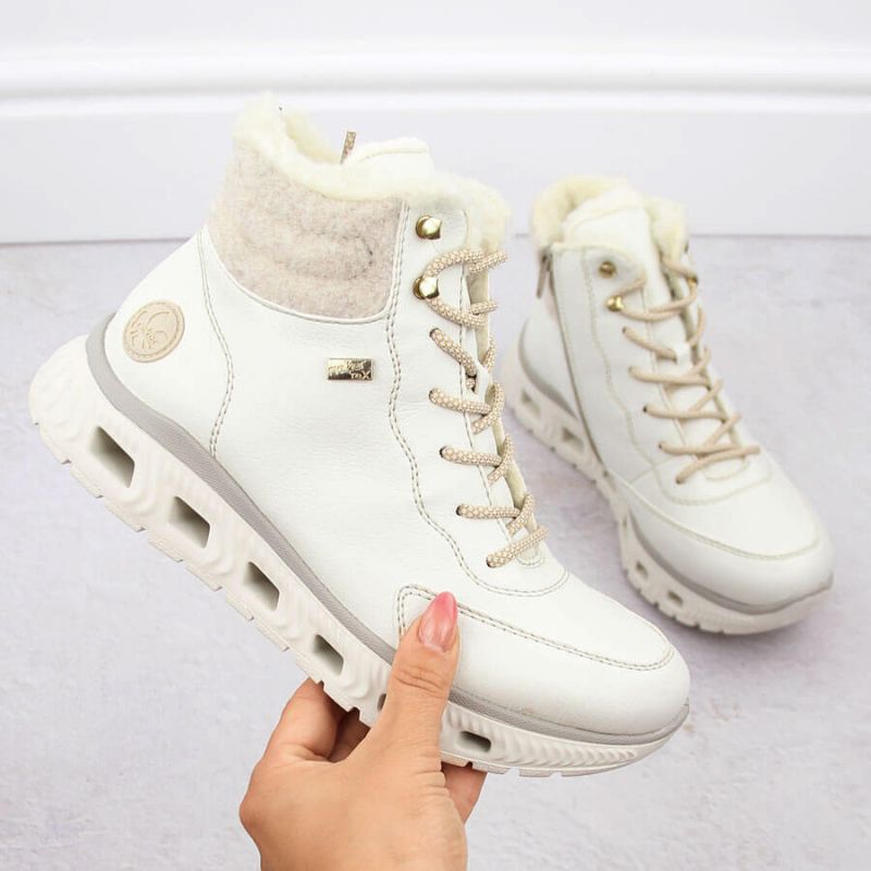 Rieker W RKR720 sports insulated boots white Footwear/Lifestyle/Rieker Your Sports Performance
