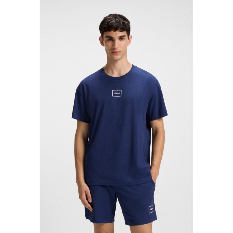 Hugo Loungewear Laze AZZURRO Men's Sleep Shirt (50525236-409) To be categorized Your Sports Performance