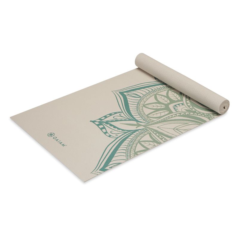 Gaiam Vintage Green Point Yoga Mat 5MM 64949 Accessories/Training equipment Your Sports Performance