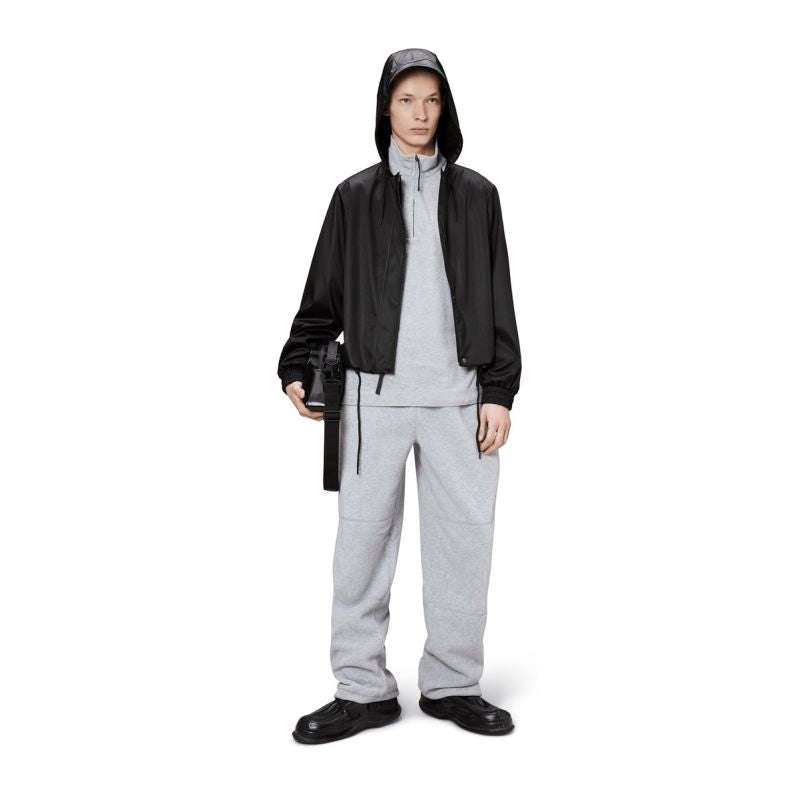 Rains Women's Rain Jacket STRING W JACKET W3 18040 84 BLACK GRAIN Clothing Your Sports Performance