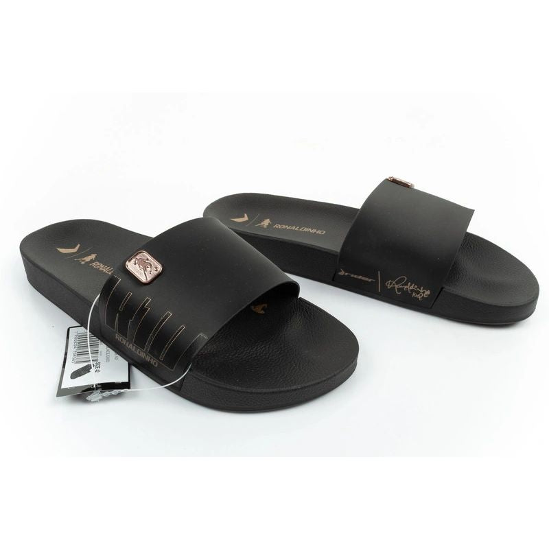 Rider men's sports shoes R10 Slide comfortable black slippers Rider