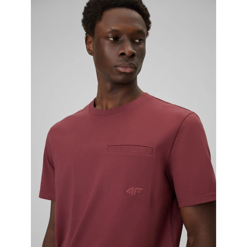 Men's regular plain T-shirt 4F 4FRSS26TTSHM3637-60S 4f