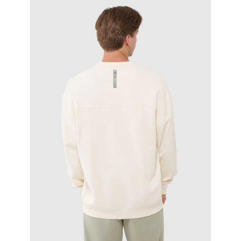 Men's oversize sweatshirt without zipper, without hood 4F 4FWSS25TSWSM1536-80S-12S *Kategoria tymczasowa Your Sports Performance