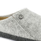 Birkenstock Zermatt Cozy Home Light Gray Wool Felt Slippers Regular Wide (1015080) In preparation Your Sports Performance