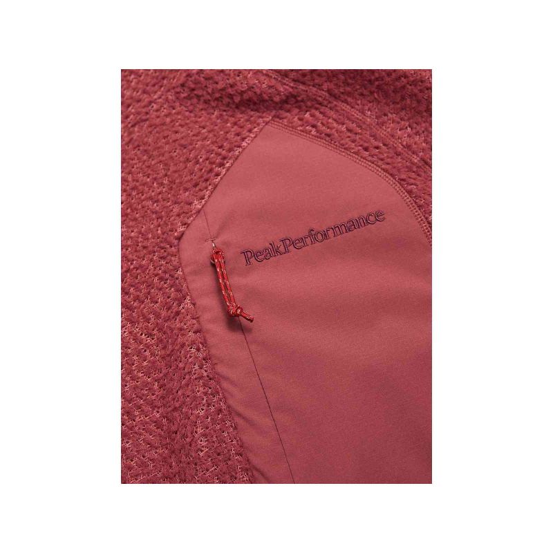 PEAK PERFORMANCE M Freelight Polartec Alpha Hood red men's sweatshirt