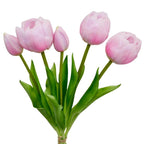 BOUQUET OF 5 PINK PEONY TULIPS 39 CM LIFE-LIKE SPRING DECORATION Home and Garden/Equipment Your Sports Performance