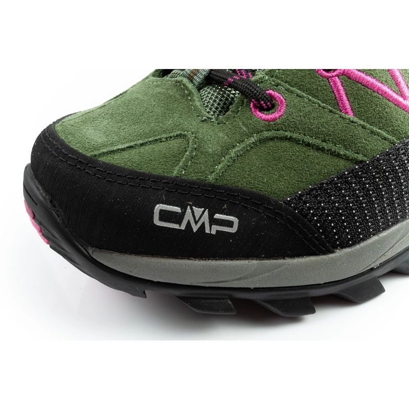 CMP Rigel women's trekking shoes leather durable waterproof ankle boots green CMP