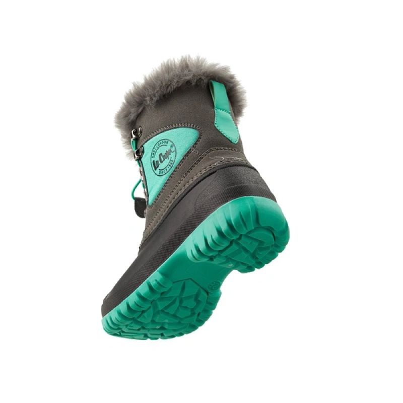 Lee Cooper winter boots for children, turquoise, insulated snow boots