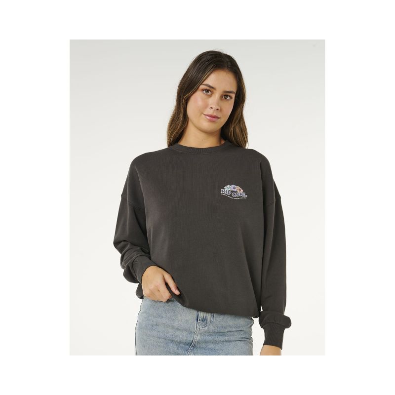 RIP CURL Bells Heritage Crew Women's Sweatshirt Black