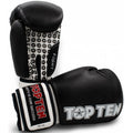 TOP TEN FIGHT RTT-2 Boxing Gloves 16 oz Black Clothing Your Sports Performance