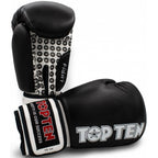 TOP TEN FIGHT RTT-2 Boxing Gloves 16 oz Black Clothing Your Sports Performance