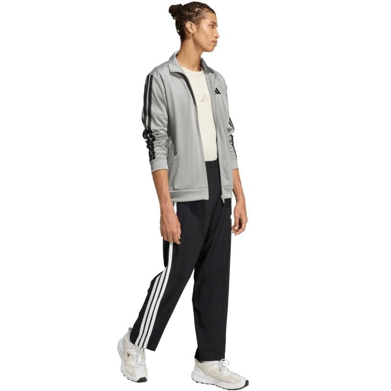 Men's adidas 3-Stripes Woven Pants Black JY7718