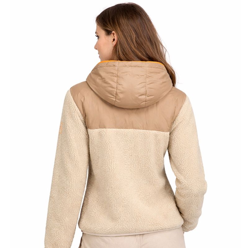Geographical Norway Techic Fz Beige Db Lady 056 Women's Fleece (WZ6660F/GN-Beige) Geographical Norway
