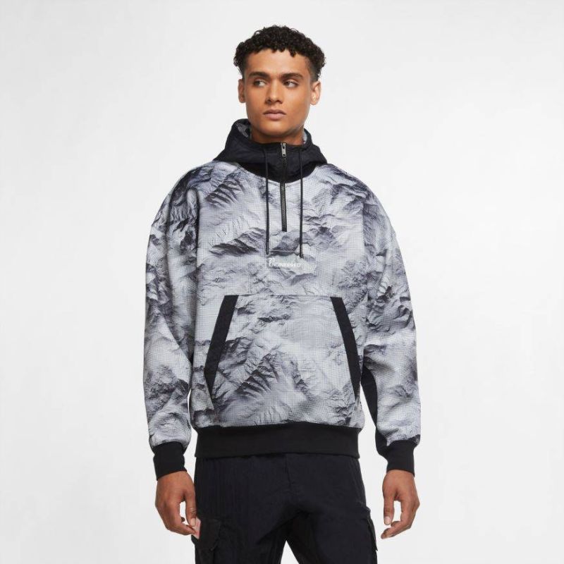 Air Jordan 23 Engineered Printed Hoodie Gray - CU9148-100 Odzież/Odzież na co dzień Your Sports Performance