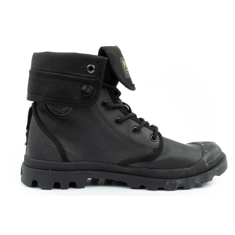 Palladium Women's Baggy Coated High Top Sneakers Fashionable Black In preparation Your Sports Performance