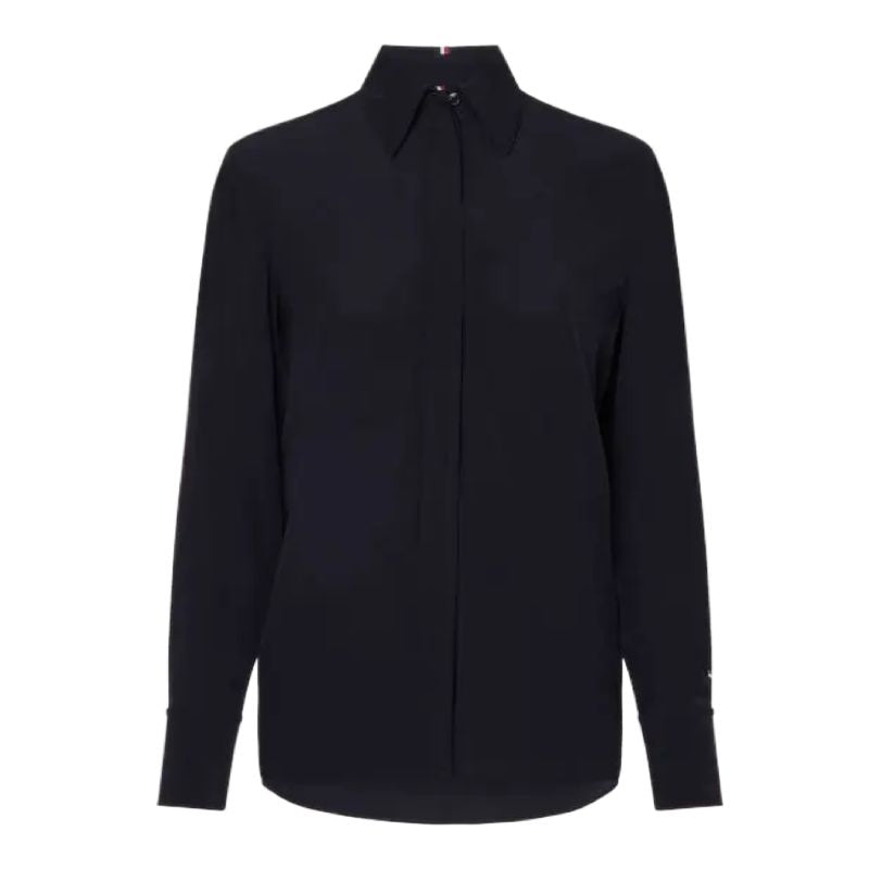 Tommy Hilfiger Viscose Crepe Blouse Ls W WW0WW32274 Clothing/Lifestyle/T-shirts/Tommy Hilfiger Tommy Hilfiger