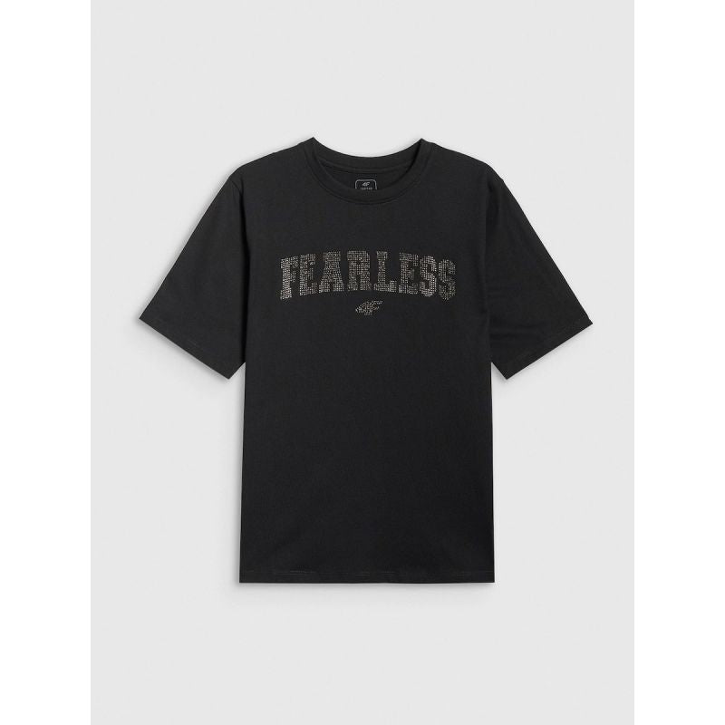Loose T-shirt with print for girls 4F 4FJRSS26TTSHF3453-20S 4f