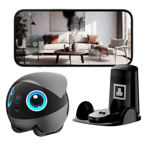 EnaBot - EBO AIR 2 Plus - home companion robot with monitoring and video calling function (gray) (Gry i zabawki) Edukacja i rozwój/Interaktywne Your Sports Performance