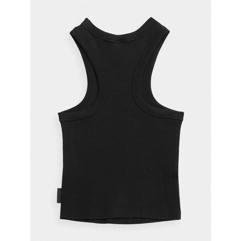 Women's ribbed knit crop top 4F *Kategoria tymczasowa Your Sports Performance