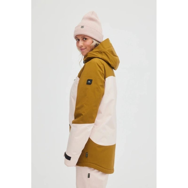 O'neill women's winter sports jacket snowboard ski GTX RECCO pink brown To be categorized Your Sports Performance